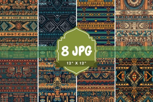 Download Tribal Aztec Seamless Repeating Pattern - Repeating pattern Collection