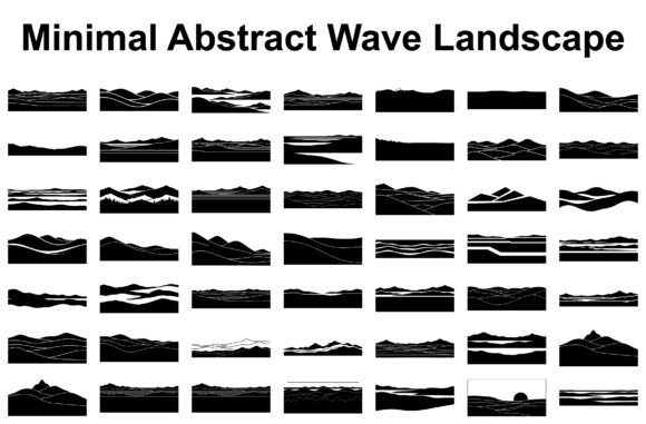 Download Minimal Abstract Wave Landscape - Minimal abstract Collection