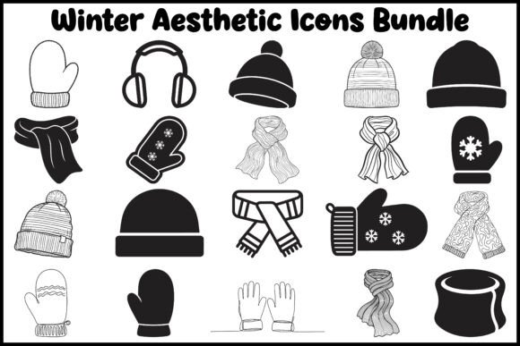 Download Winter Aesthetic Icons Bundle - Aesthetic Collection