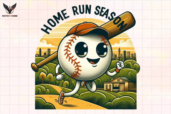 Download Home Run Season Sublimation Clipart PNG - Home run Collection