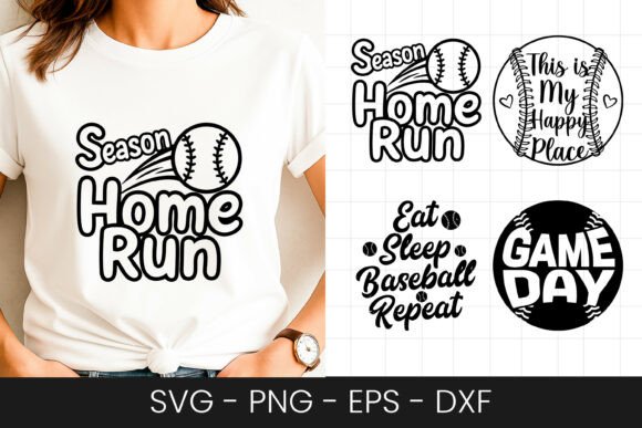 Download Home Run Season Baseball Design SVG PNG - Home run Collection