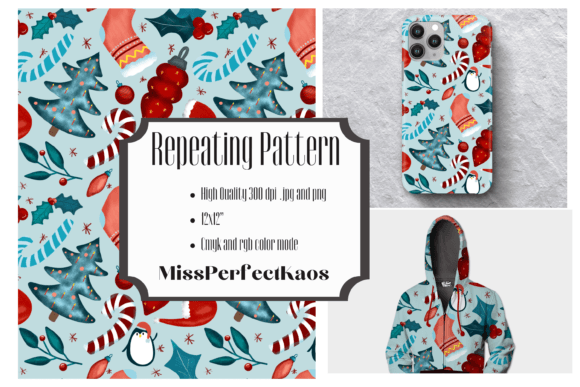 Download Christmas Joy - Repeating Pattern - Repeating pattern Collection